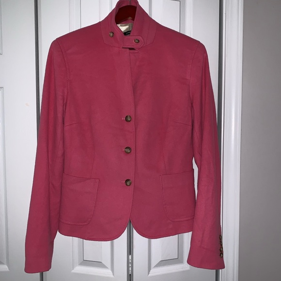 J Crew Pink Wool Blend Blazer - Picture 4 of 5